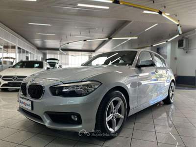 BMW Serie 1 118d 118 d 5p. Advantage - UNICO PROPRIETARIO Argento usata Monza