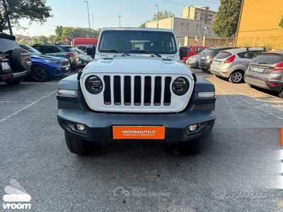 Jeep Wrangler 4 serie Wrangler 2.2 Mjt II Rubicon Bianco usata Cologno Monzese