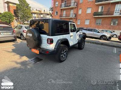 Jeep Wrangler 4 serie Wrangler 2.2 Mjt II Rubicon Bianco usata Cologno Monzese