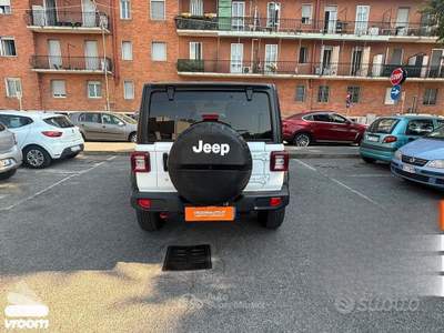 Jeep Wrangler 4 serie Wrangler 2.2 Mjt II Rubicon Bianco usata Cologno Monzese