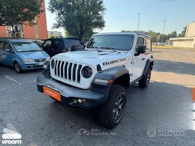 Jeep Wrangler 4 serie Wrangler 2.2 Mjt II Rubicon Bianco usata Cologno Monzese