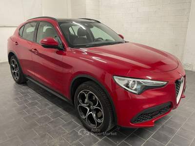 Alfa Romeo Stelvio 2.2 MJT 210CV AT8 Q4 Executive-TETTO-GANCIOTRAINO Rosso usata Fossano