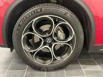 Alfa Romeo Stelvio 2.2 MJT 210CV AT8 Q4 Executive-TETTO-GANCIOTRAINO Rosso usata Fossano