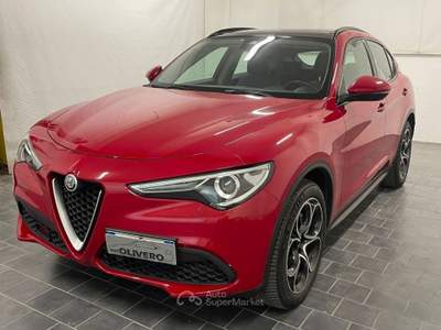 Alfa Romeo Stelvio 2.2 MJT 210CV AT8 Q4 Executive-TETTO-GANCIOTRAINO Rosso usata Fossano