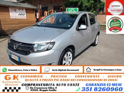 Dacia Sandero OK NEOPATENTATI, GARANZIA L.12 MESI, BENZINA\GPL Grigio usata Reggio nell'Emilia