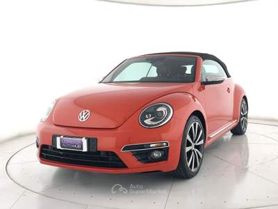 Volkswagen Maggiolino Maggiolino cabrio 1.4 tsi bm r line 150cv dsg camera+pelle+c.19" Arancione usata Ghedi