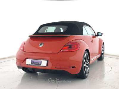 Volkswagen Maggiolino Maggiolino cabrio 1.4 tsi bm r line 150cv dsg camera+pelle+c.19" Arancione usata Ghedi