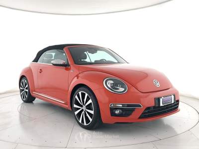 Volkswagen Maggiolino Maggiolino cabrio 1.4 tsi bm r line 150cv dsg camera+pelle+c.19" Arancione usata Ghedi
