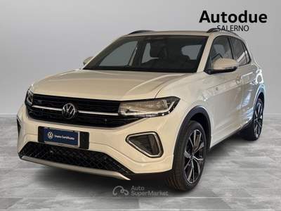 Volkswagen Polo Nuova t-cross r-line plus 1.0 tsi 85 kw (115 cv) manuale Bianco usata Salerno