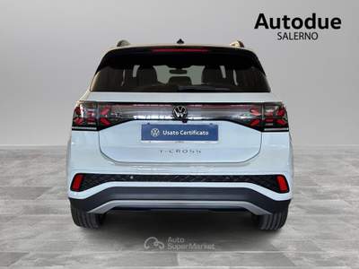 Volkswagen Polo Nuova t-cross r-line plus 1.0 tsi 85 kw (115 cv) manuale Bianco usata Salerno