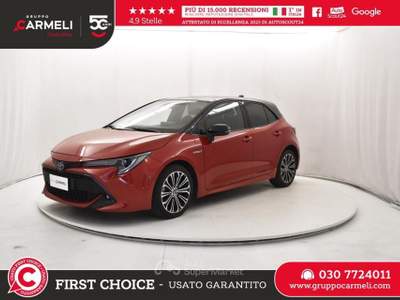Toyota Corolla 1.8 Hybrid Style CVT Rosso usata Coccaglio