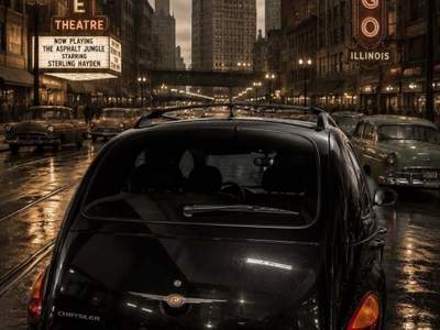 Chrysler PT Cruiser iscritta ASI Nero usata Roma