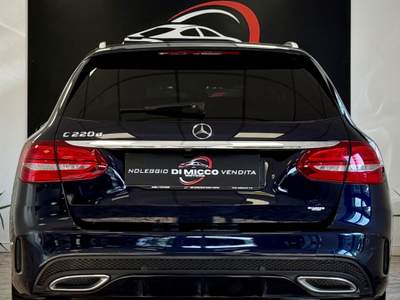 Mercedes-Benz Classe C C 220 d S.W. Auto Premium Blu/Azzurro usata Rimini