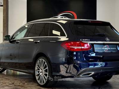 Mercedes-Benz Classe C C 220 d S.W. Auto Premium Blu/Azzurro usata Rimini