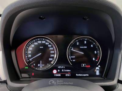 BMW X1 X1 SDRIVE18D ADVANTAGE AUTO - IVA DEDUCIBILE Blu/Azzurro usata Mazzano