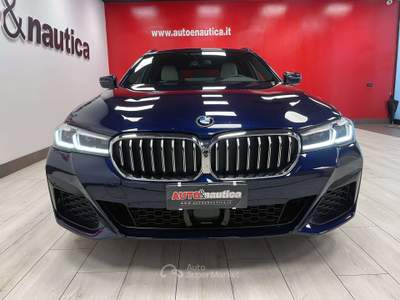 BMW Serie 5 520d 520 D TOURING MHEV 48V XDRIVE MSPORT AUTO - IVA DEDUCIBILE Blu/Azzurro usata Mazzano