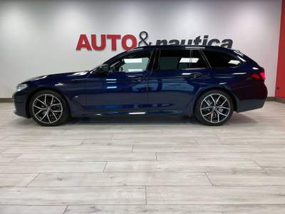 BMW Serie 5 520d 520 D TOURING MHEV 48V XDRIVE MSPORT AUTO - IVA DEDUCIBILE Blu/Azzurro usata Mazzano