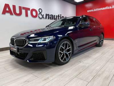 BMW Serie 5 520d 520 D TOURING MHEV 48V XDRIVE MSPORT AUTO - IVA DEDUCIBILE Blu/Azzurro usata Mazzano