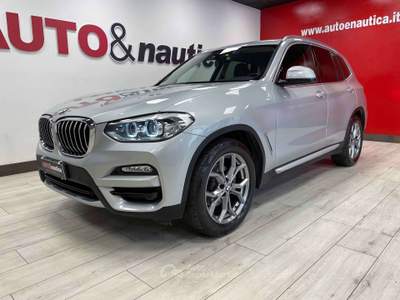 BMW X3 X3 XDRIVE20D XLINE 190CV AUTO MY19 Argento usata Mazzano