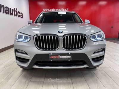 BMW X3 X3 XDRIVE20D XLINE 190CV AUTO MY19 Argento usata Mazzano