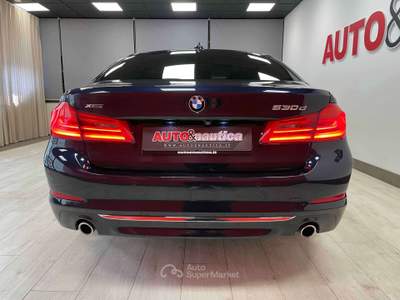 BMW Serie 5 530d 530 D XDRIVE LUXURY 249CV AUTO E6 Blu/Azzurro usata Mazzano