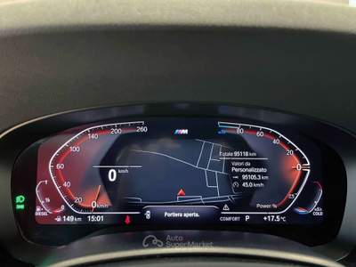 BMW Serie 5 520d 520 D TOURING MHEV 48V MSPORT AUTO Bianco usata Mazzano