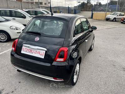 Fiat 500 1.2 Lounge 2017 TETTO-CRUISE-CROMATURE Nero usata Potenza