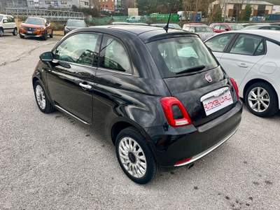 Fiat 500 1.2 Lounge 2017 TETTO-CRUISE-CROMATURE Nero usata Potenza