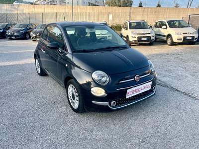 Fiat 500 1.2 Lounge 2017 TETTO-CRUISE-CROMATURE Nero usata Potenza