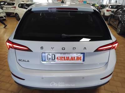 Skoda Scala 1.0 TSI DSG Ambit. LED VIDEO GRIMALDI SPECIAL DAY Bianco usata Vigevano