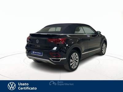 Volkswagen T-Roc cabriolet 1.5 tsi style dsg Nero usata Vicenza
