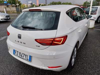 Seat Leon 1.5 TGI 5p. Style METANO fatturabile legge 104 Bianco usata Tivoli