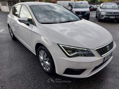 Seat Leon 1.5 TGI 5p. Style METANO fatturabile legge 104 Bianco usata Tivoli