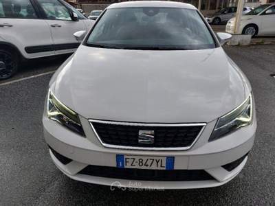 Seat Leon 1.5 TGI 5p. Style METANO fatturabile legge 104 Bianco usata Tivoli