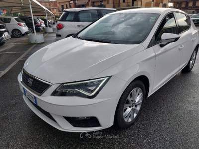 Seat Leon 1.5 TGI 5p. Style METANO fatturabile legge 104 Bianco usata Tivoli