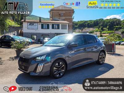 Peugeot 208 1.2 hybrid Allure 110cv e-dcs 6 Grigio usata Soriano nel Cimino