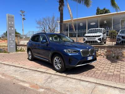 BMW X3 BMW X3 SPORT 48V SDRIVE Blu/Azzurro usata Sannicola