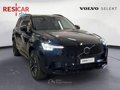 Volvo XC90 Xc90 2.0 t8 phev plus dark awd 7 posti  auto iva esposta Nero usata Alessandria