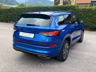 Skoda Kodiaq 2.0 TSI 4x4 DSG 7 posti RS Blu/Azzurro usata Ala
