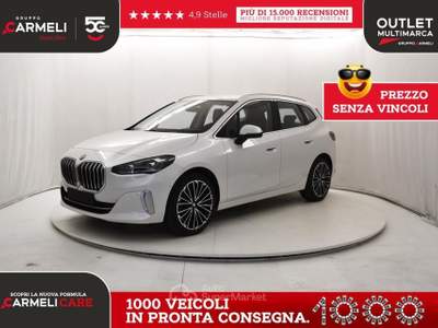BMW Serie 2 Active Tourer 220i 220 i Mild Hybrid 48V Luxury DCT CERCHI 19 - PELLE - LED - KEYLESS  Bianco usata Coccaglio