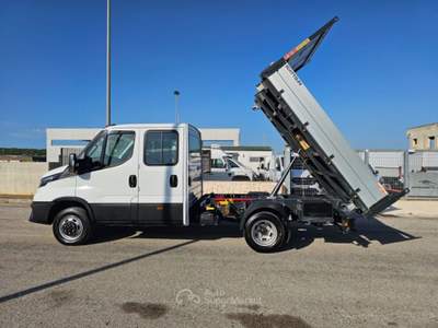 Iveco Daily 35C14H passo 3450 quad-tor RG RIBALTABILE TRILATER Bianco usata Maruggio