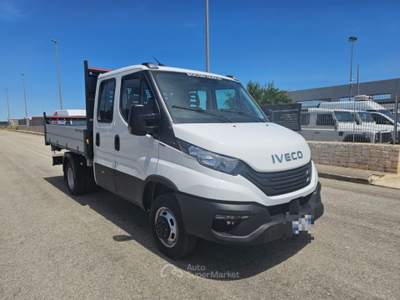 Iveco Daily 35C14H passo 3450 quad-tor RG RIBALTABILE TRILATER Bianco usata Maruggio