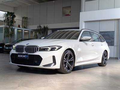 BMW Serie 3 325tds d Touring mhev 48V MSport auto Bianco usata Verona