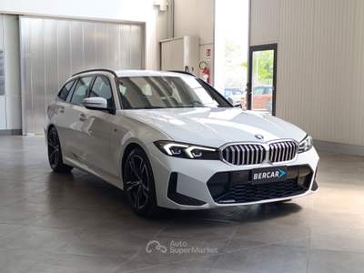 BMW Serie 3 325tds d Touring mhev 48V MSport auto Bianco usata Verona