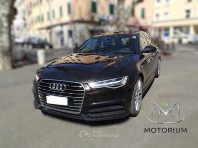 Audi A6 DEL 2016 187.000 KM218 CV Nero usata Livorno