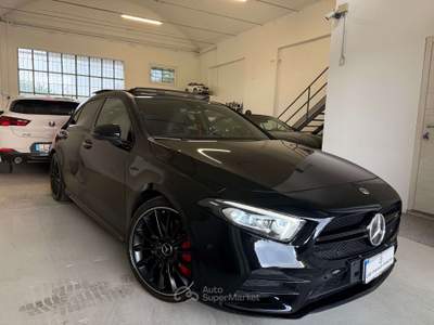 Mercedes-Benz Classe A Classe A 35 AMG 4matic Race Edition total black NAVI+TETTO+LED+FULL TOP Nero usata Rezzato