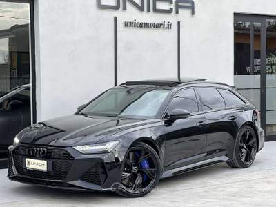 Audi RS 6 AVANT 4.0 600 CV mhev QUATTRO TIPTRONIC CARBOCERAM Nero usata Pomigliano d'Arco