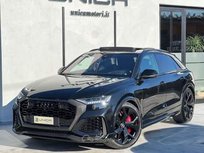 Audi RS Q8 4.0 TFSI V8 600 CV mhev QUATTRO TIPTRONIC KIT CARBON IVA ESPOSTA CARBOCERAMICI TETTO Nero usata Pomigliano d'Arco