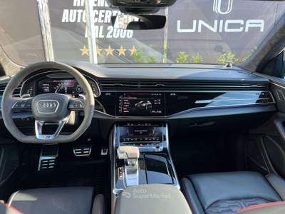 Audi RS Q8 4.0 TFSI V8 600 CV mhev QUATTRO TIPTRONIC KIT CARBON IVA ESPOSTA CARBOCERAMICI TETTO Nero usata Pomigliano d'Arco