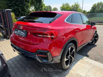 Audi Q3 Q3 I 2019 Sportback Sportback 35 2.0 tdi S line edition s-tronic Rosso usata Alessandria